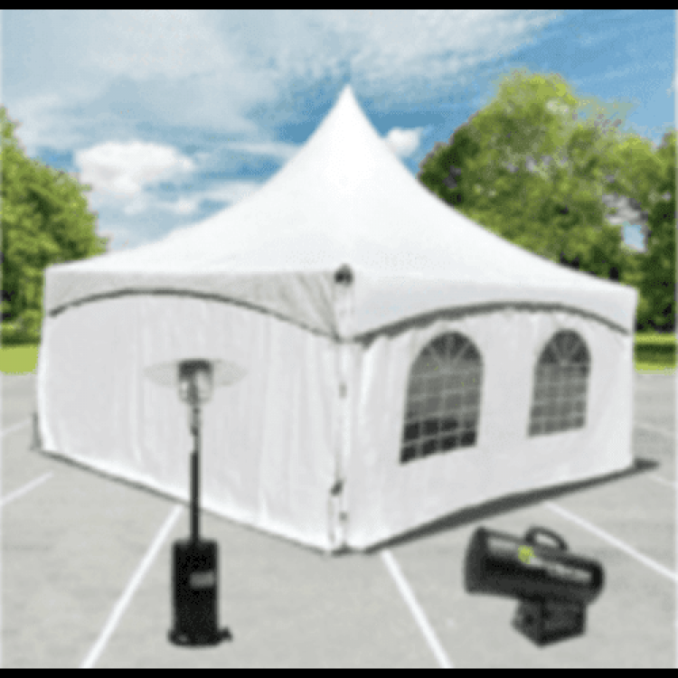 20 x 30 Heated Tent 60 Person package