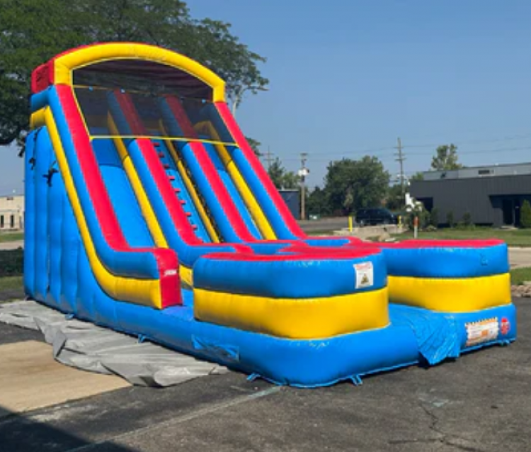 New! Double Trouble 22'Ft dual Lane waterSlide